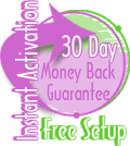 Affordable Web Hosting with FREE setup, Instant Activation and 30-day money back guarantee